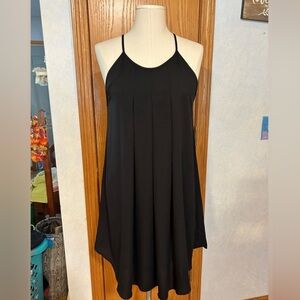 XS Sienna Sky black flowy summer dress